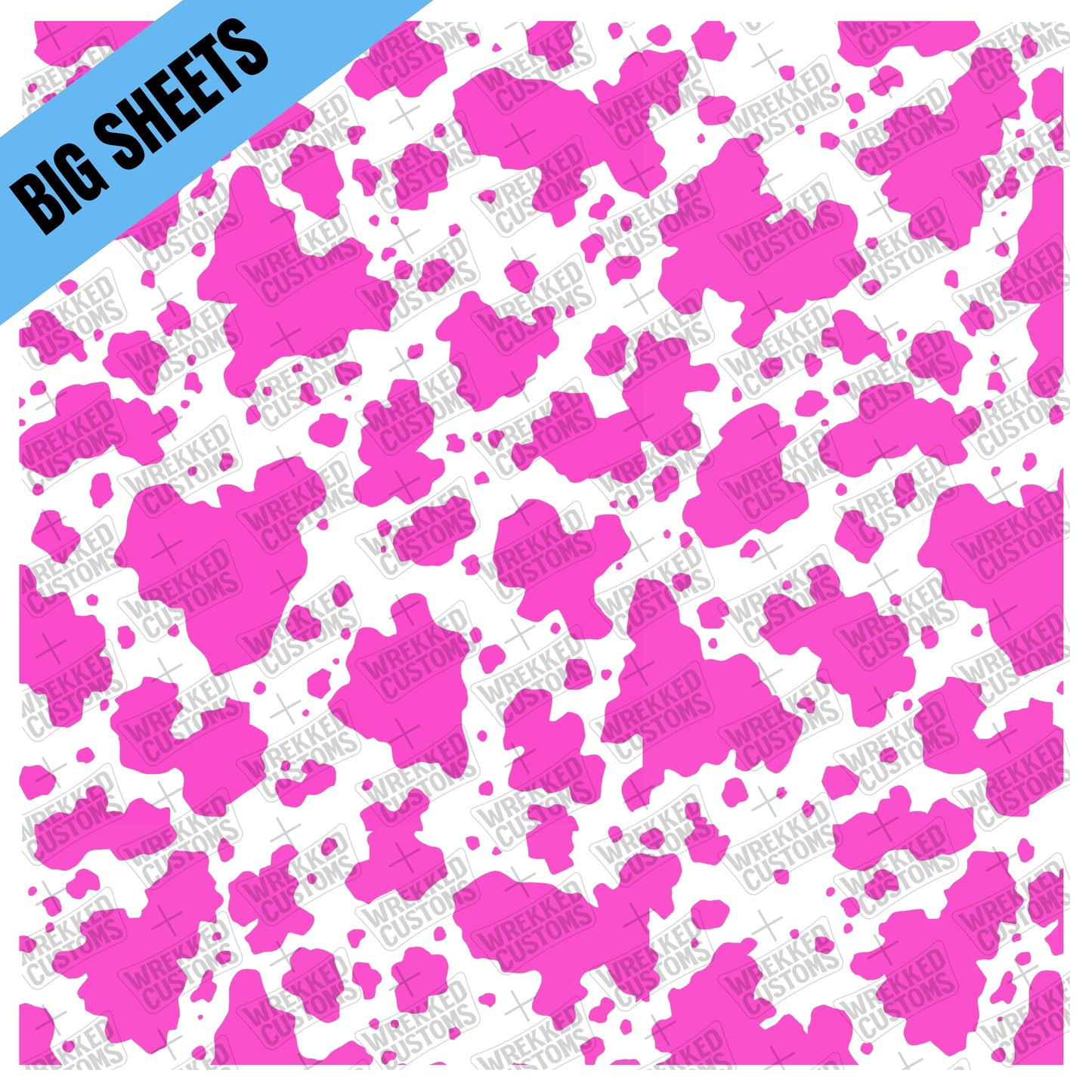Pink Cow Print (BS)