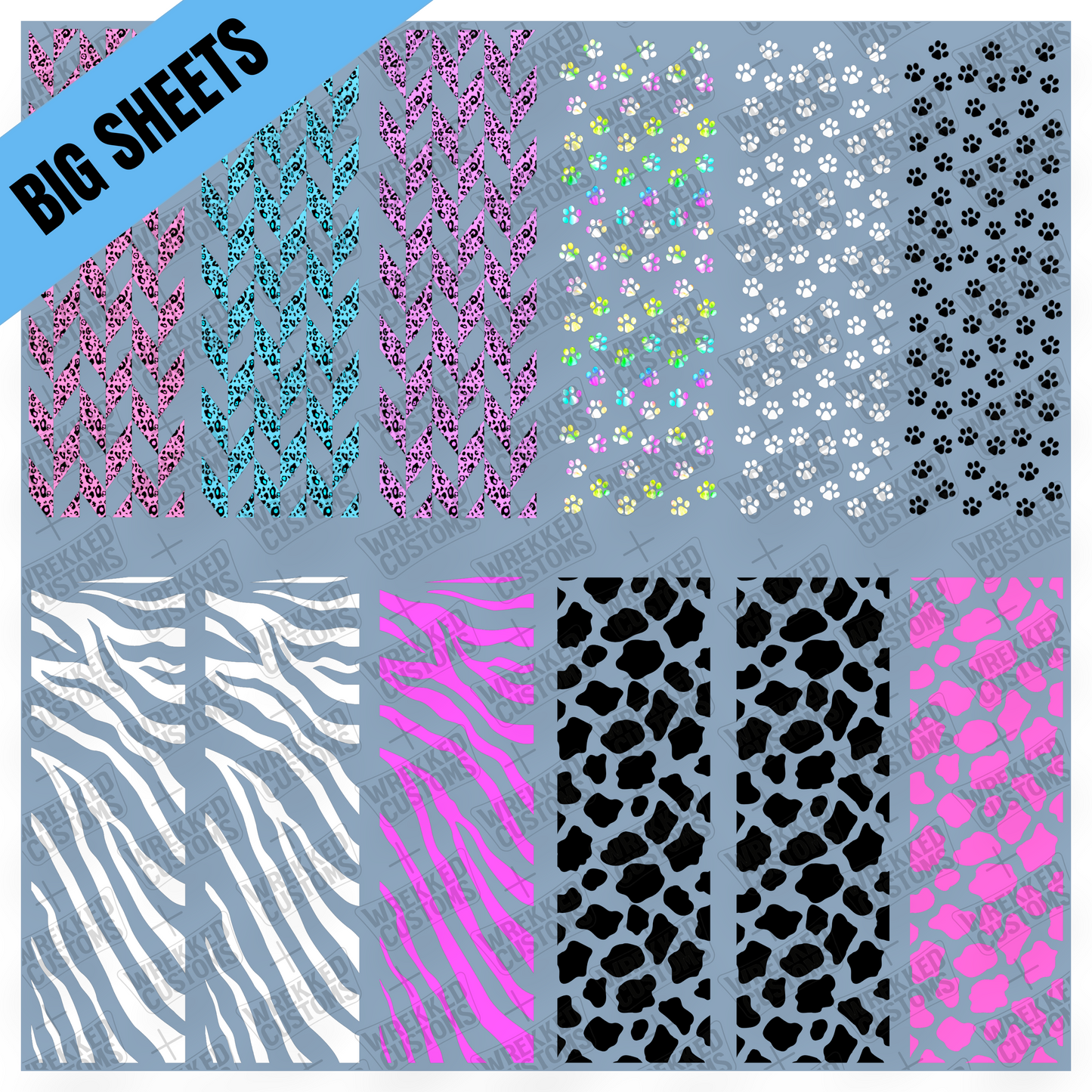 Animal Print Pen Wraps (BS)