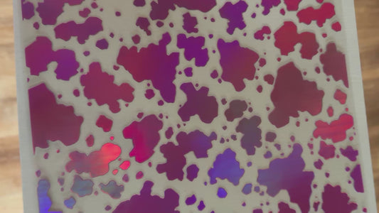 Pink Holographic Cow Print (BS)