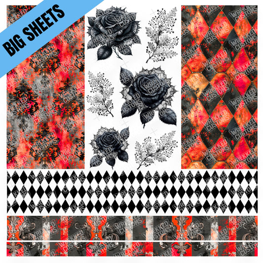 Red Argyle Mix(BS)