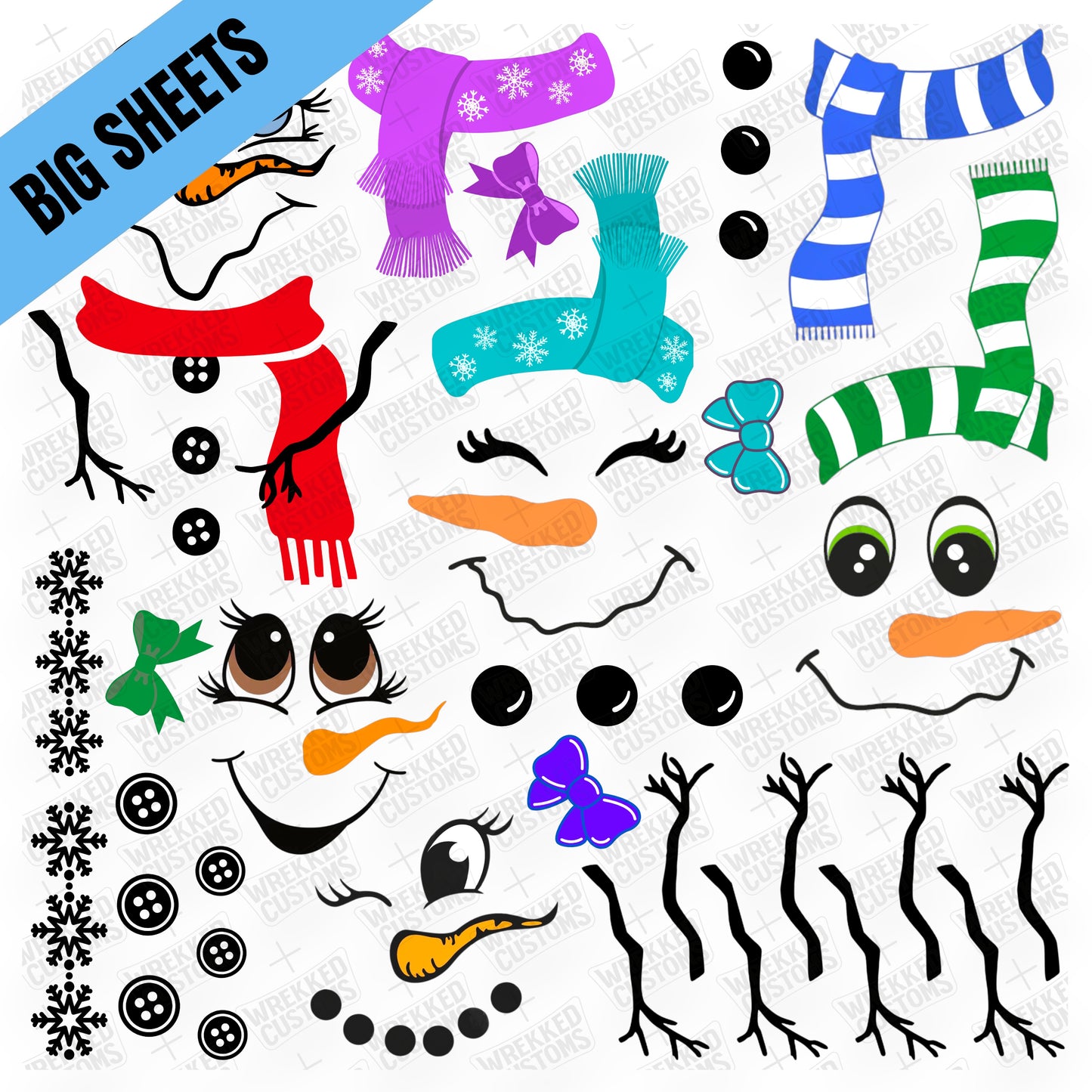 Snowman Fun Sheet (BS)