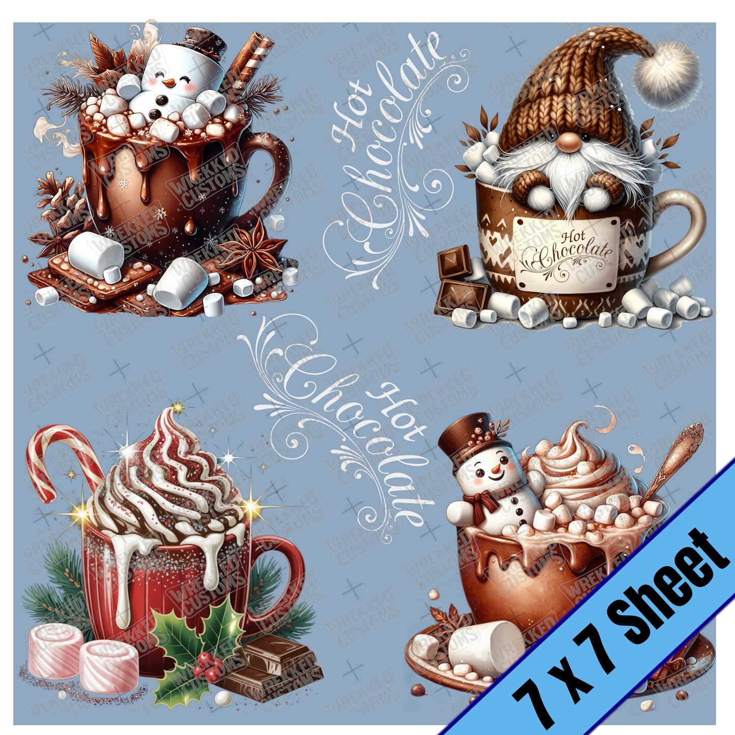 3" Hot Chocolates (7x7)