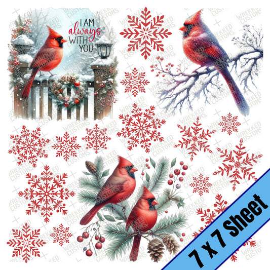 3" Cardinal Mix (7x7)