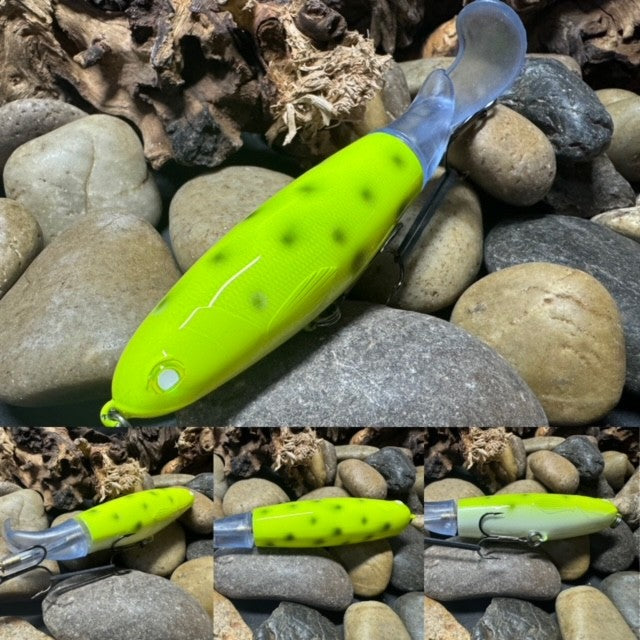 130mm Yellow Plopper Frog