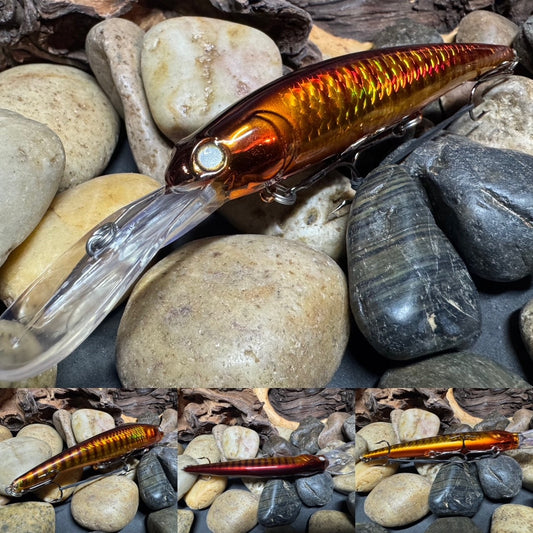 Dead Eye Crank Bait D$ Golden Brown Perch