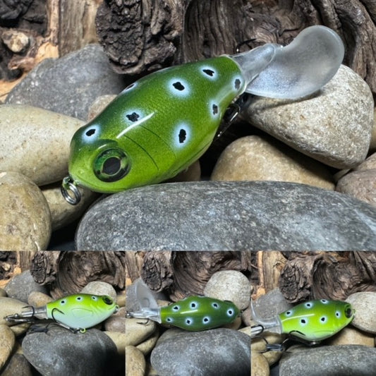 75mm Green Plopper Frog