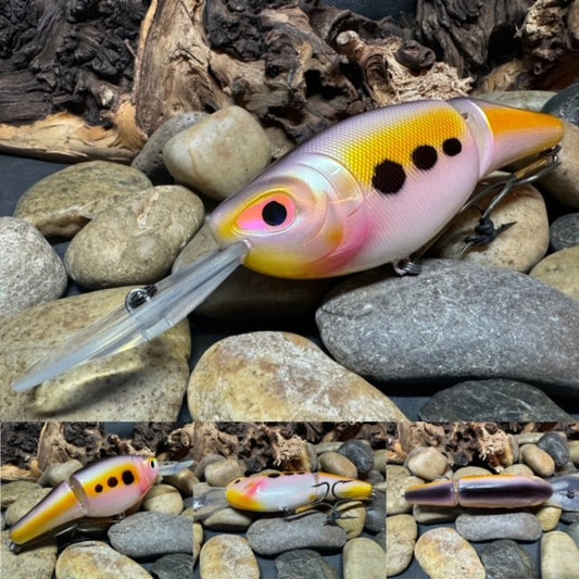 Jointed Light Pink American Monster Shad