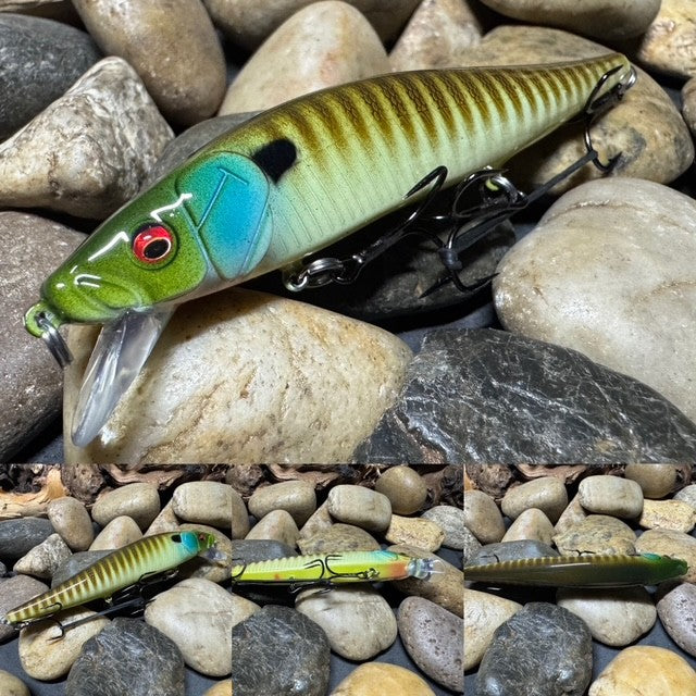 110 Green Head Coffee Gill Jerkbait