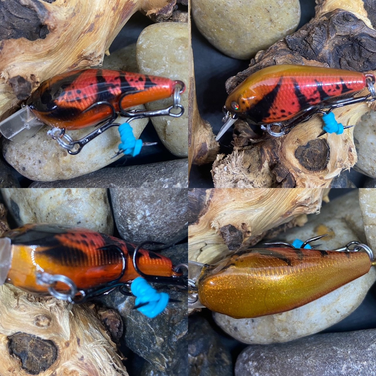 Small Square Bill Orange Belly Copper Back Craw