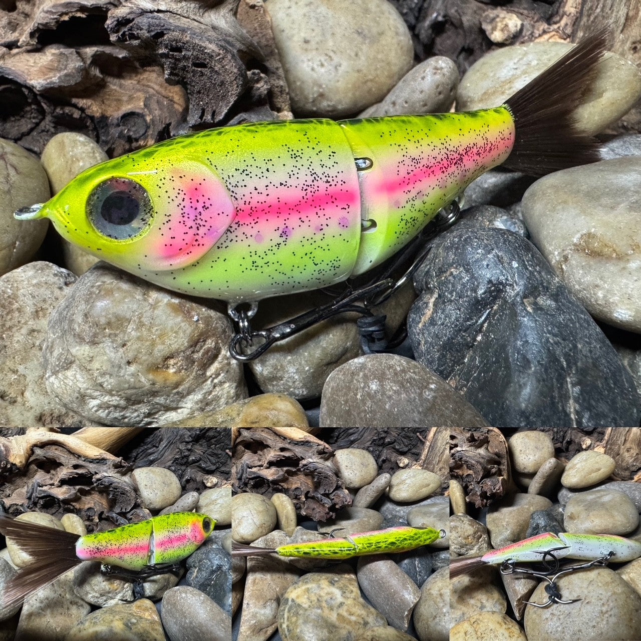 Swim Shad Jointed Glide Bait Trout Pattern