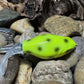 60mm Fluorescent Yellow Plopper Frog (Holographic Frog Eye)