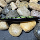 110+1 Green Sided Red Eye'd Black Foil Perch with Silver Belly Jerkbait(Limited Edition)