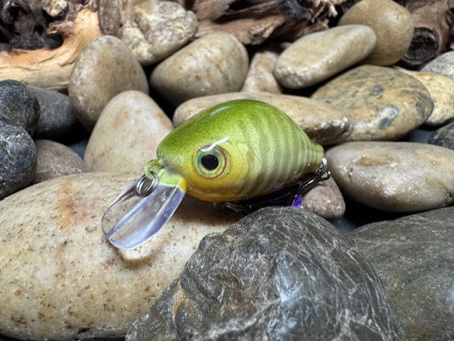 Mighty Wart Barred Green Gill Crankbait(Limited)