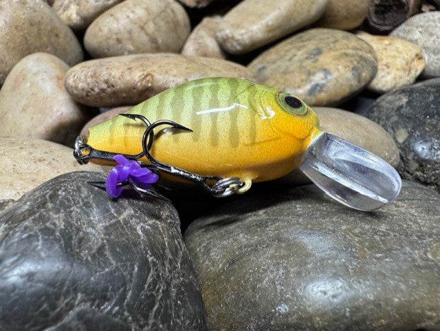 Mighty Wart Barred Green Gill Crankbait(Limited)