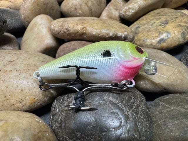 1.0 Square Bill Green Shad