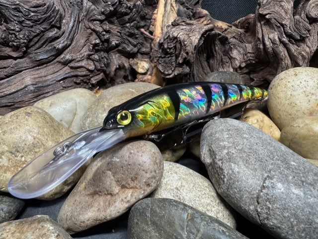 Dead Eye Crank Bait Holographic Black Perch