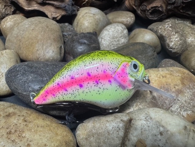 Square Bill 1.5 Scrank Wrekked Rainbow Trout