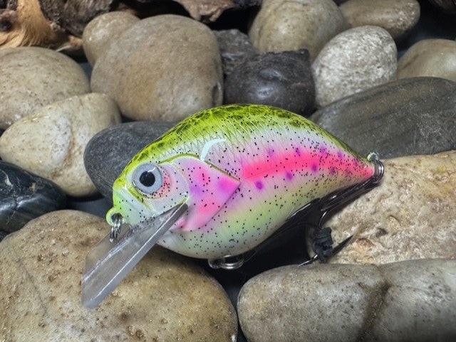 Square Bill 1.5 Scrank Wrekked Rainbow Trout
