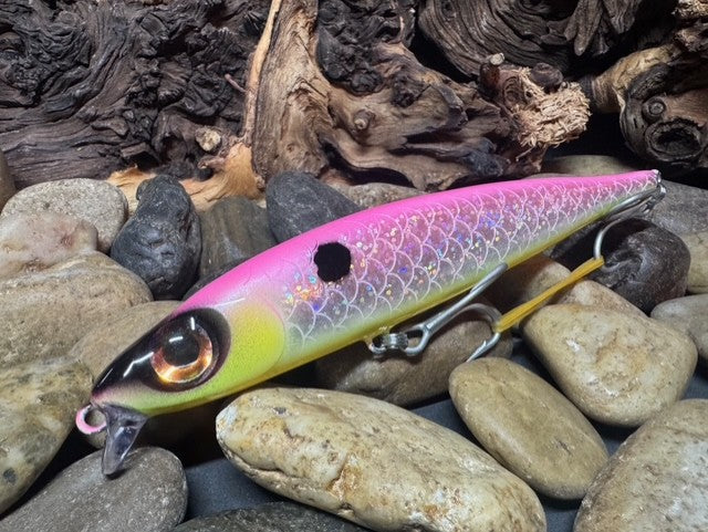 Big Eye Magnum Jerkbait Pink Foil