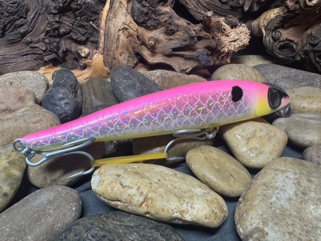 Big Eye Magnum Jerkbait Pink Foil