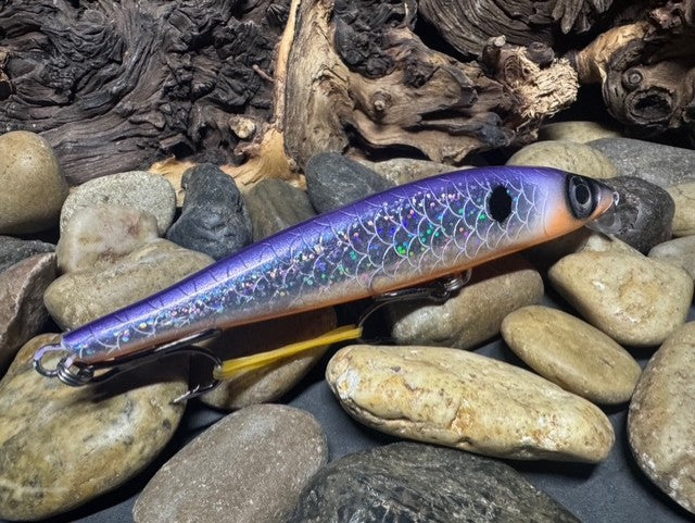 Big Eye Magnum Jerkbait Purple Foil