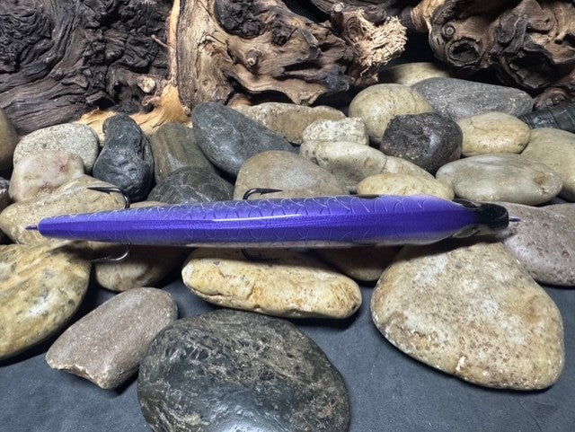 Big Eye Magnum Jerkbait Purple Foil