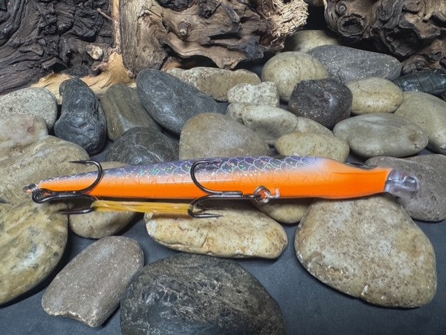 Big Eye Magnum Jerkbait Purple Foil