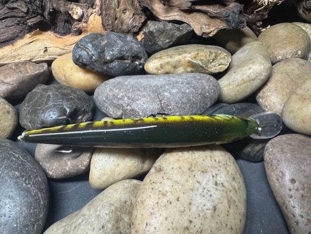 110+1 Chartreuse Speckled Bluegill Jerkbait
