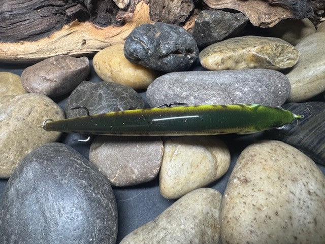 110 Chartreuse Speckled Bluegill Jerbait