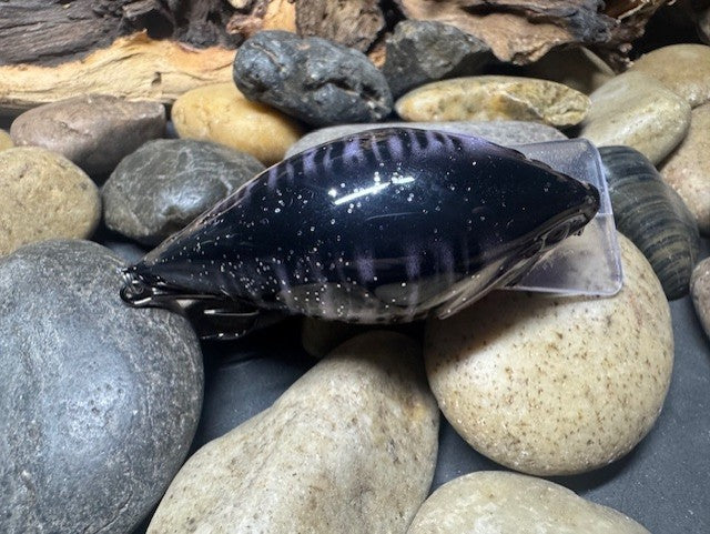 Square Bill 2.0 Scrank Purple Crappie (Heavy Silver Glitter)