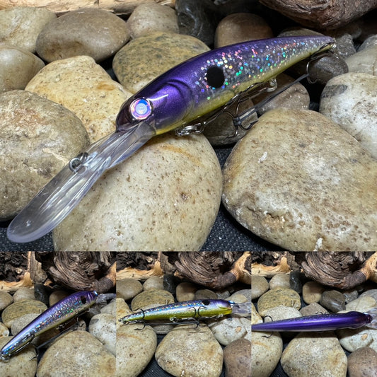 Dead Eye Crank Bait Purple Eye'd Shad