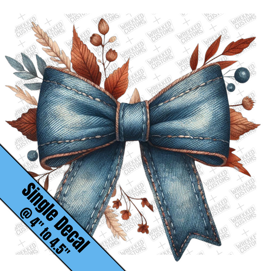 Blue Jean Bow