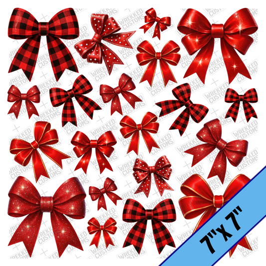 Red Bows (7x7)