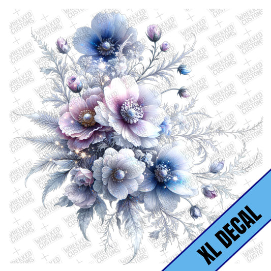 XL Frosted Floral